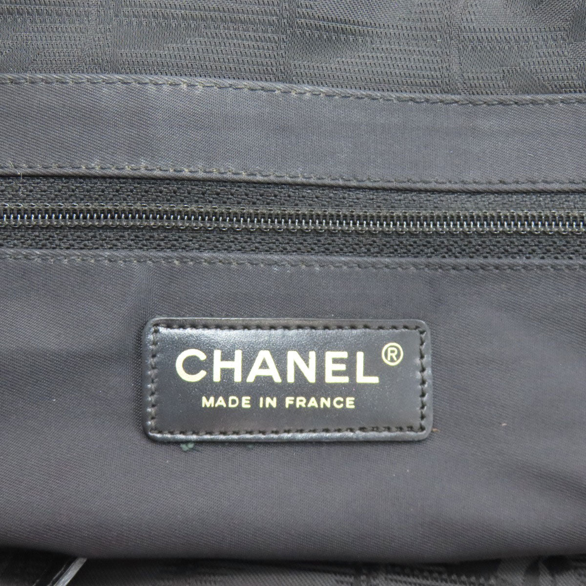 CHANEL New Travel Line MM Tote Bag Nylon jacquard Ladies [Used]
