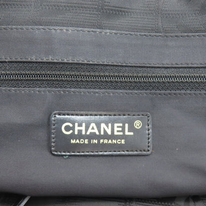 CHANEL New Travel Line MM Tote Bag Nylon jacquard Ladies [Used]