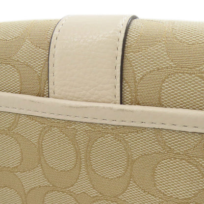 COACH C8321 North South Ronnie Signature Shoulder Bag Canvas LeatherLadies [Used]