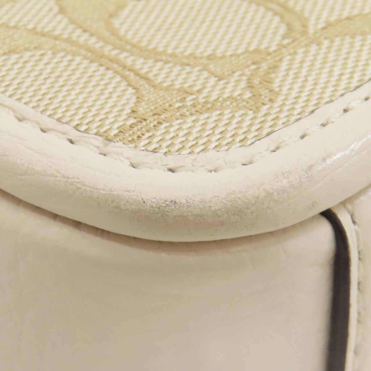COACH C8321 North South Ronnie Signature Shoulder Bag Canvas LeatherLadies [Used]