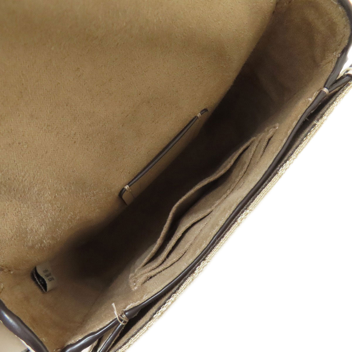 COACH C8321 North South Ronnie Signature Shoulder Bag Canvas LeatherLadies [Used]