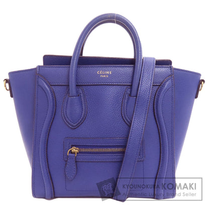 CELINE Luggage nano 2 WAY Handbag Calf Ladies [Used]