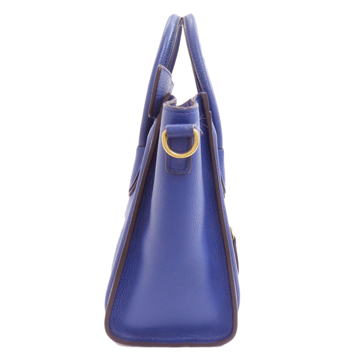 CELINE Luggage nano 2 WAY Handbag Calf Ladies [Used]