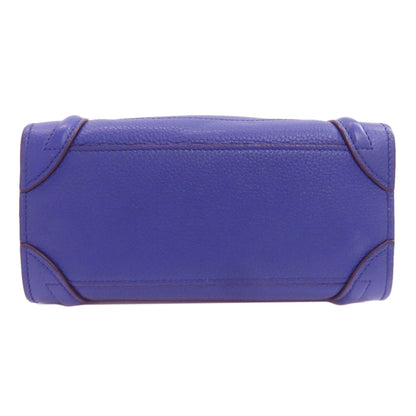 CELINE Luggage nano 2 WAY Handbag Calf Ladies [Used]
