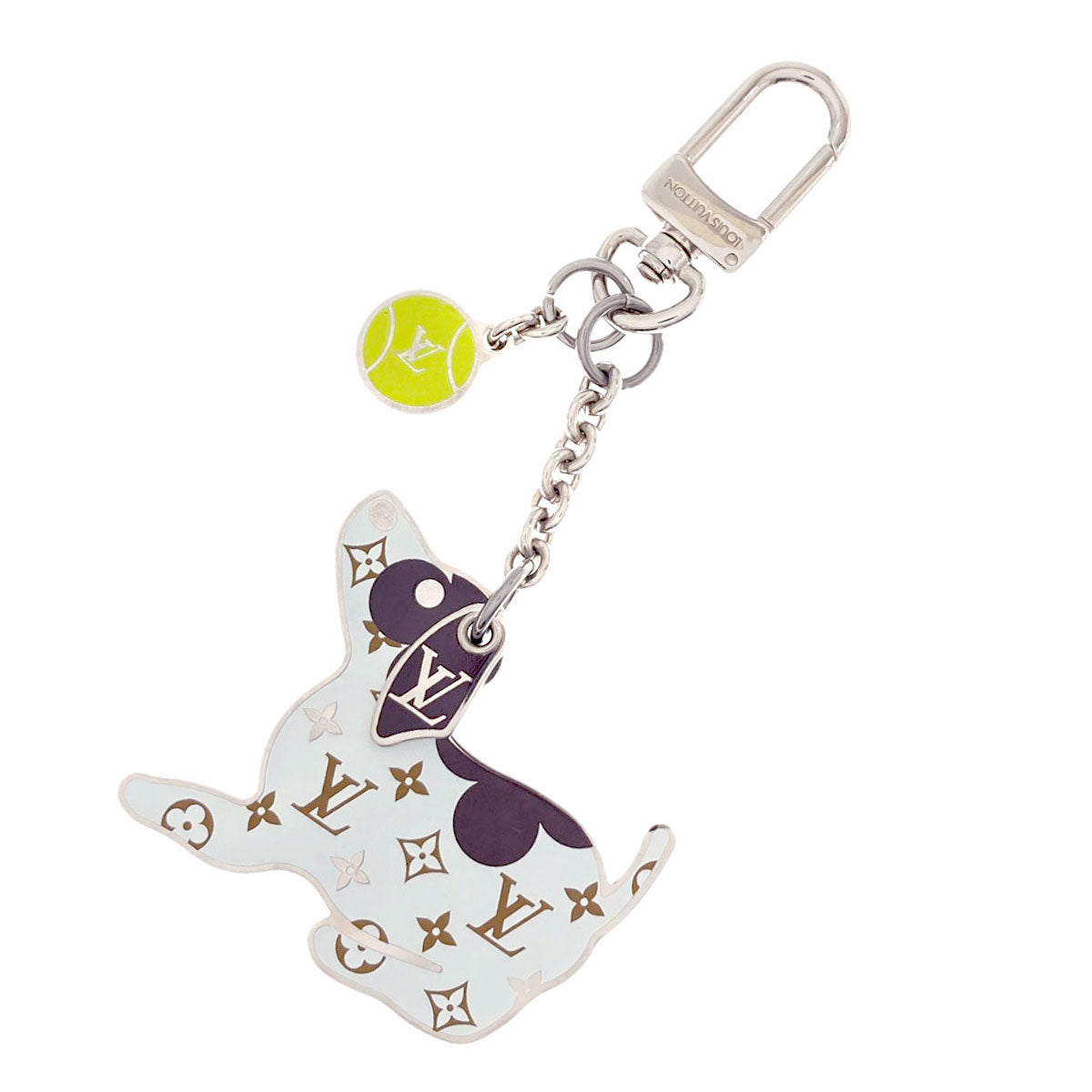 LOUIS VUITTON M00747 Piezo Sac LV Dog key ring Metal Ladies [Used]