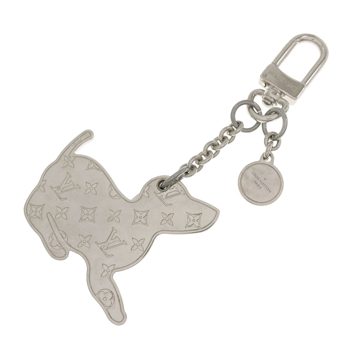 LOUIS VUITTON M00747 Piezo Sac LV Dog key ring Metal Ladies [Used]