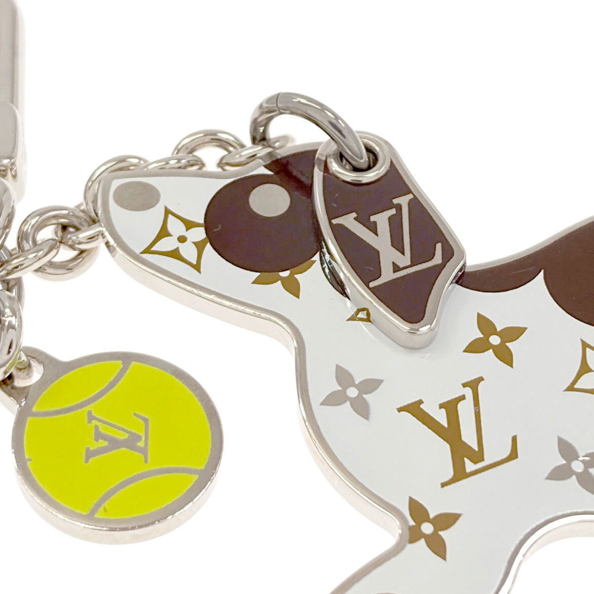 LOUIS VUITTON M00747 Piezo Sac LV Dog key ring Metal Ladies [Used]