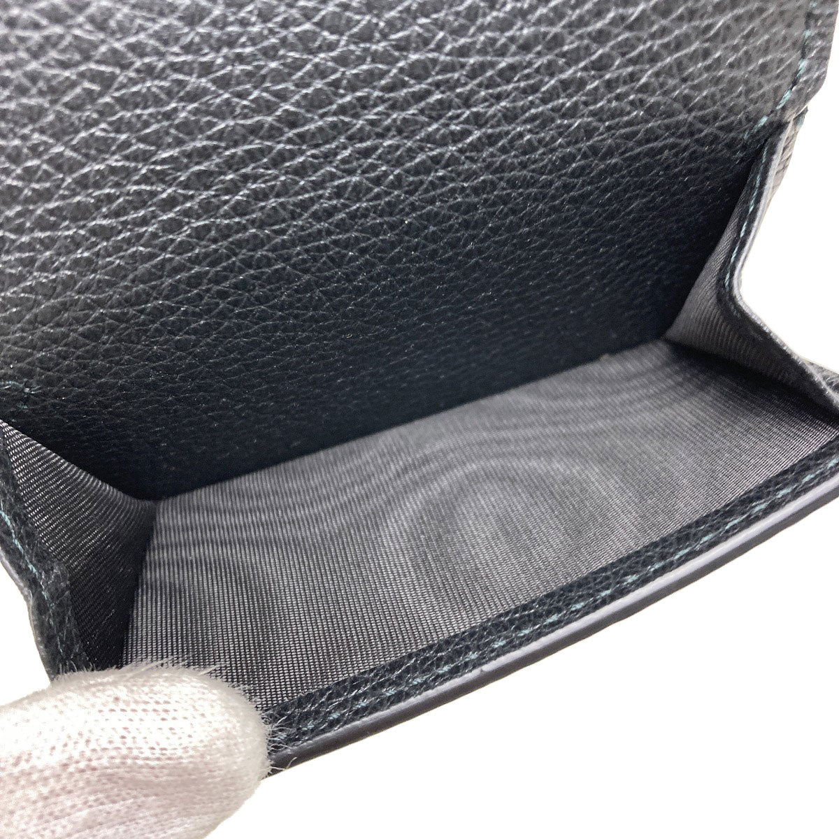 GUCCI 736151 Compact wallet Tri-fold wallet (with Coin Pocket) Leather Ladies [Used]