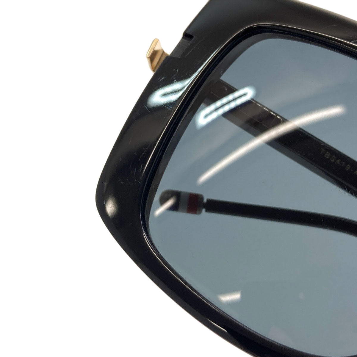 THOM　BROWNE Simple design sunglasses Plastic Ladies [Used]