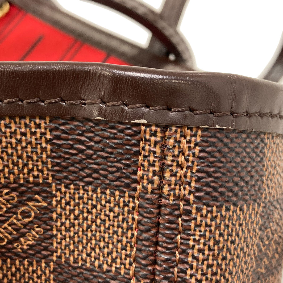 LOUIS VUITTON N51109 Never full PM Tote Bag Damier canvas Ladies [Used]