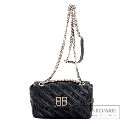 BALENCIAGA BB Logo ChainShoulder Shoulder Bag Calf Ladies [Used]