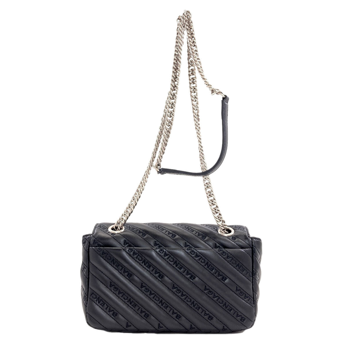 BALENCIAGA BB Logo ChainShoulder Shoulder Bag Calf Ladies [Used]