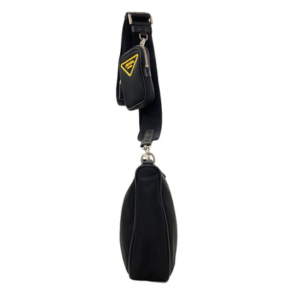 PRADA Triangle logo Shoulder Bag Nylon Ladies [Used]