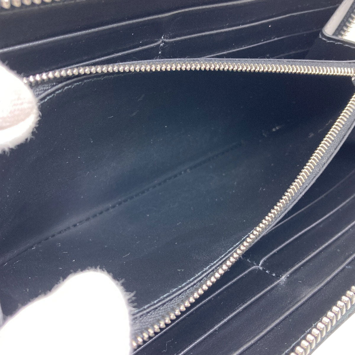CELINE Triomphe Long wallet (with coin pocket) Leather Ladies [Used]