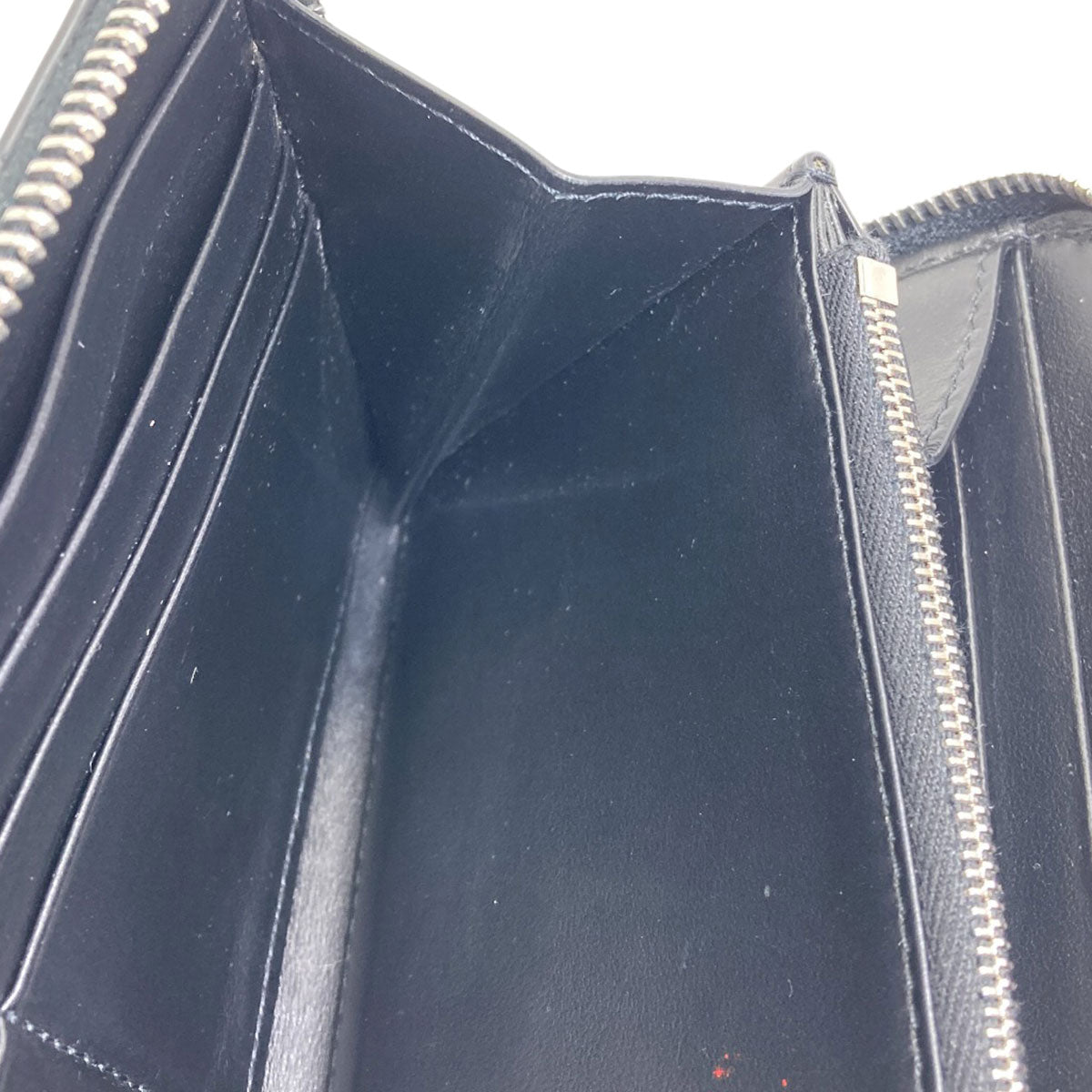 CELINE Triomphe Long wallet (with coin pocket) Leather Ladies [Used]