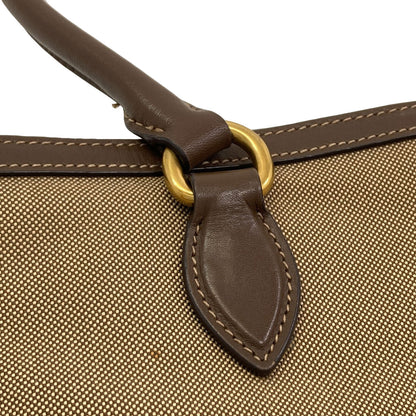 PRADA 1BG158 Fiocco logo Tote Bag Canvas LeatherLadies [Used]