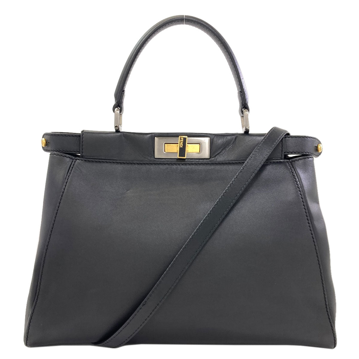 FENDI Peekaboo 2WAY Handbag Calf Ladies [Used]