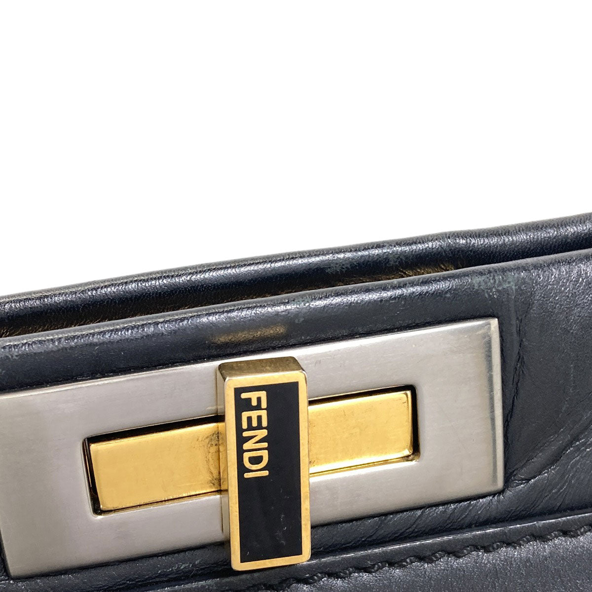 FENDI Peekaboo 2WAY Handbag Calf Ladies [Used]