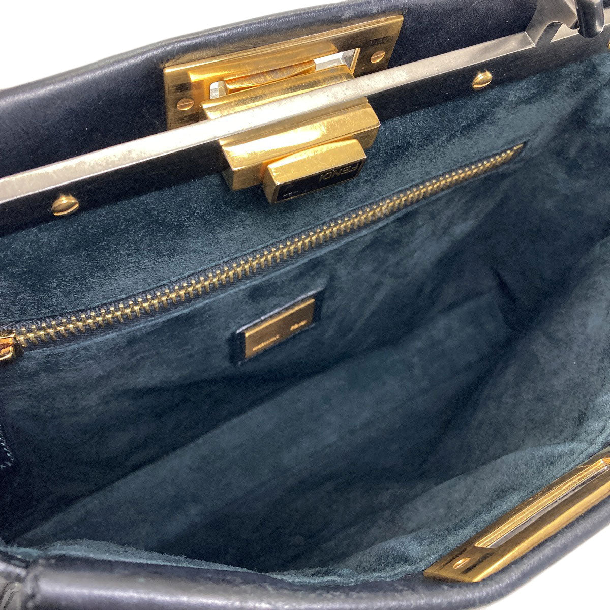 FENDI Peekaboo 2WAY Handbag Calf Ladies [Used]