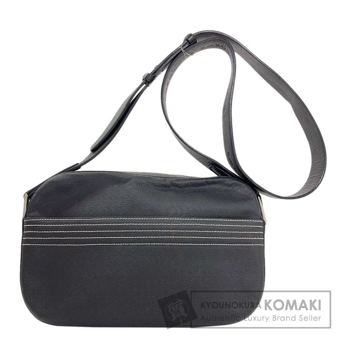 LOEWE Anagram Embossing Shoulder Bag Leather Ladies [Used]