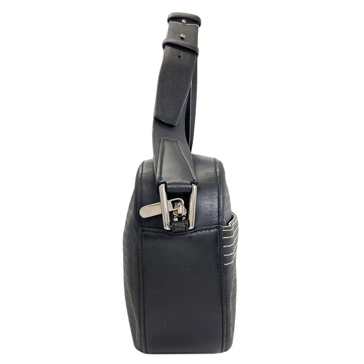 LOEWE Anagram Embossing Shoulder Bag Leather Ladies [Used]