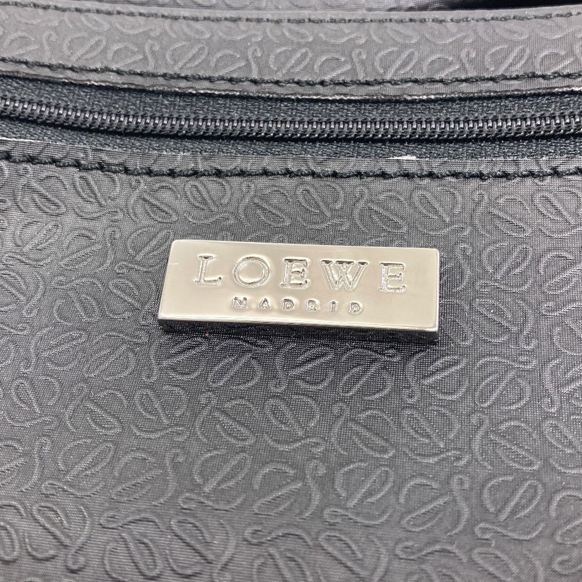 LOEWE Anagram Embossing Shoulder Bag Leather Ladies [Used]