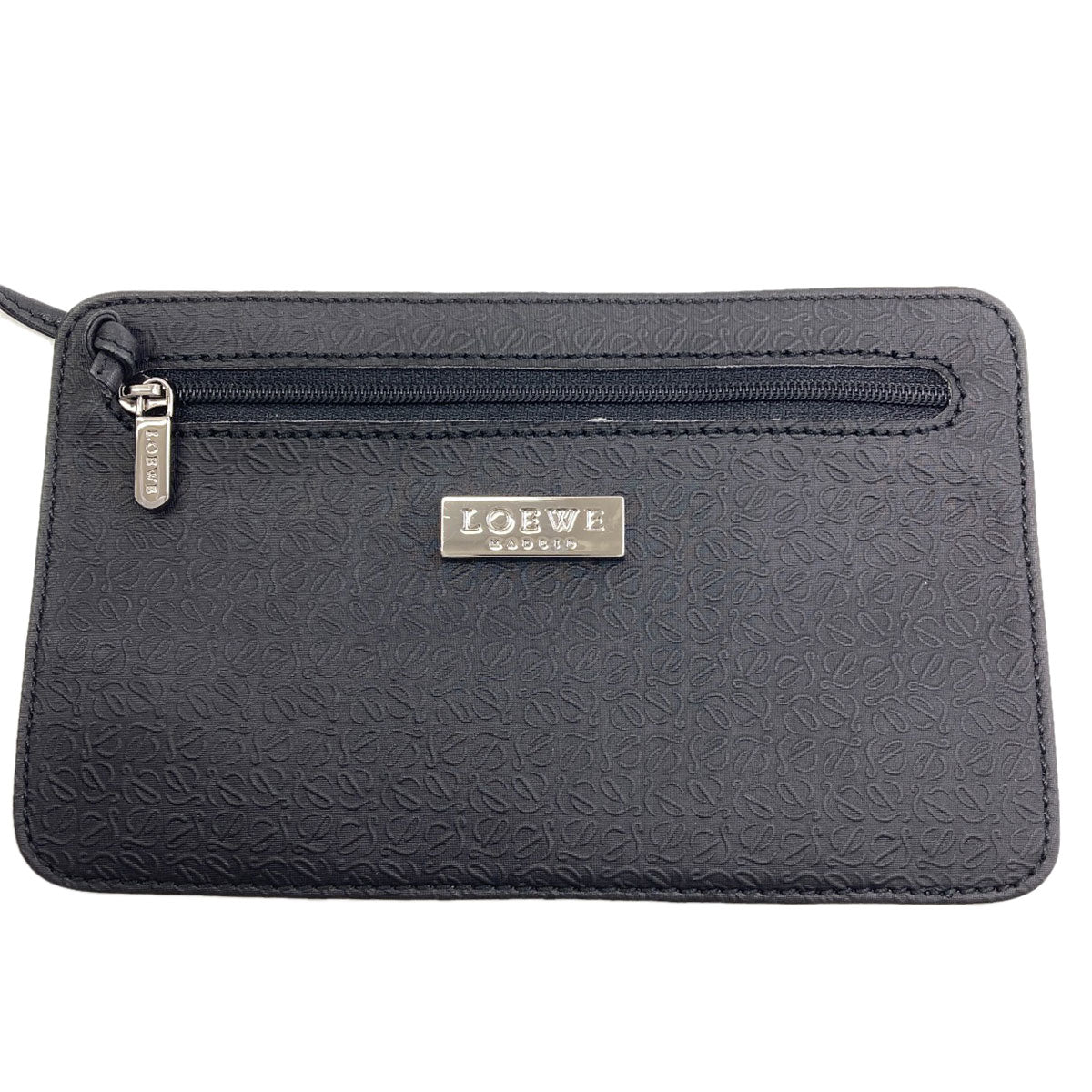 LOEWE Anagram Embossing Shoulder Bag Leather Ladies [Used]