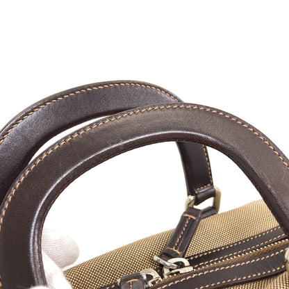 PRADA logo Handbag Canvas Ladies [Used]