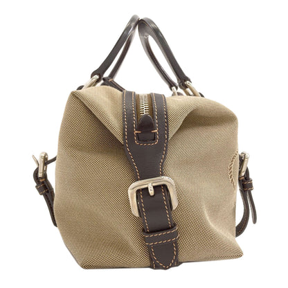 PRADA logo Handbag Canvas Ladies [Used]
