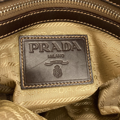 PRADA logo Handbag Canvas Ladies [Used]