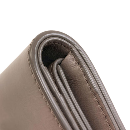 GIVENCHY 4G logo Bifold Wallet with Coin Pocket Leather Ladies [Used]