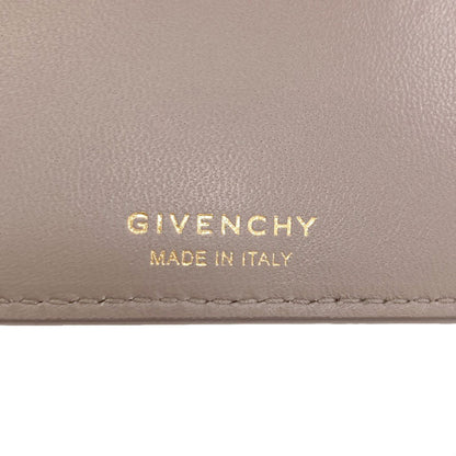 GIVENCHY 4G logo Bifold Wallet with Coin Pocket Leather Ladies [Used]