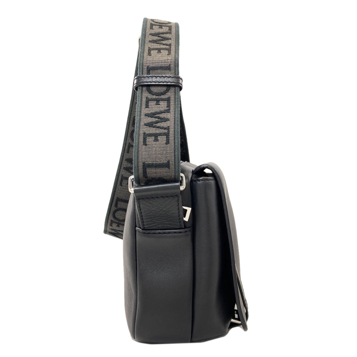 LOEWE Long Shoulder Military Messenger Bag Shoulder Bag Calf Ladies [Used]