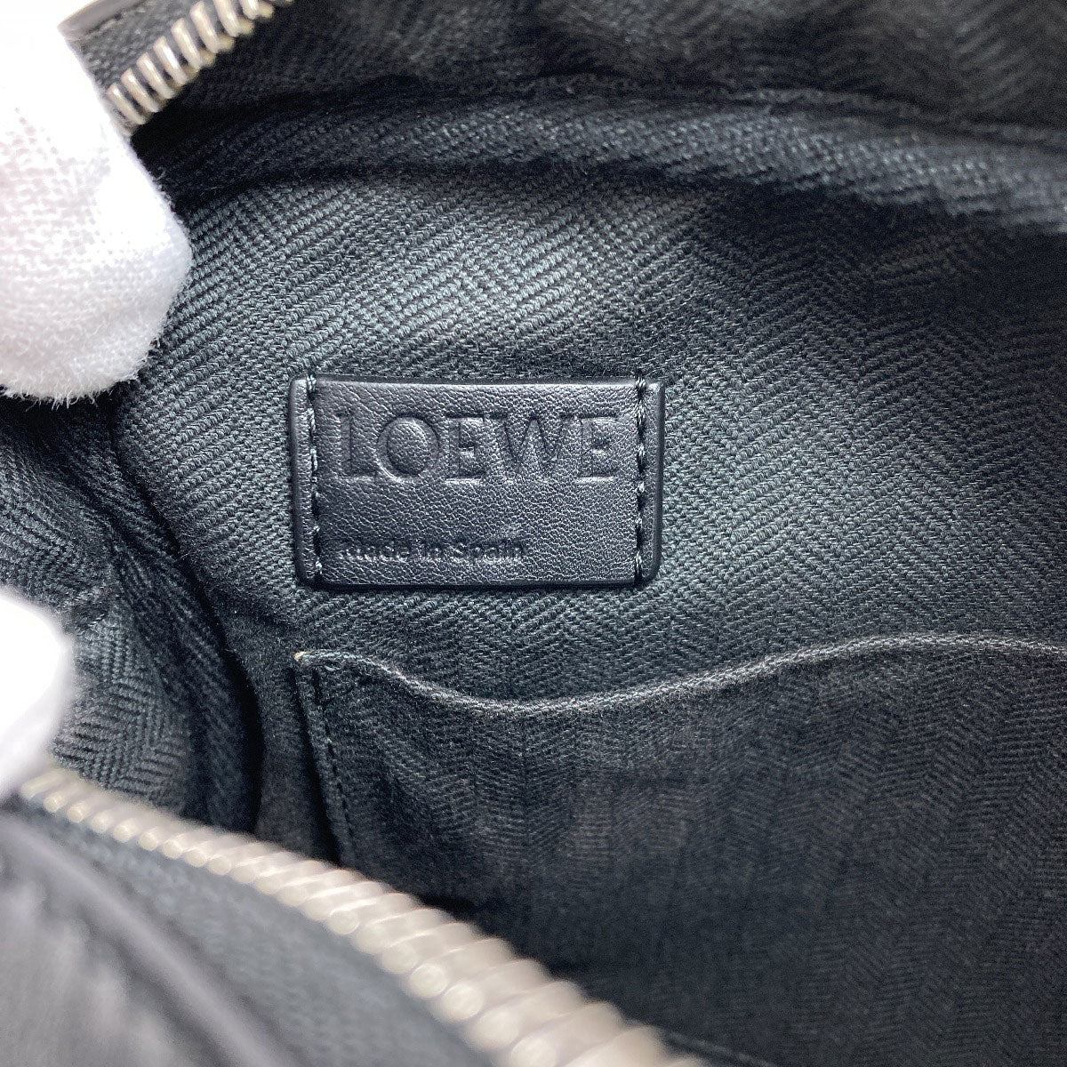 LOEWE Long Shoulder Military Messenger Bag Shoulder Bag Calf Ladies [Used]