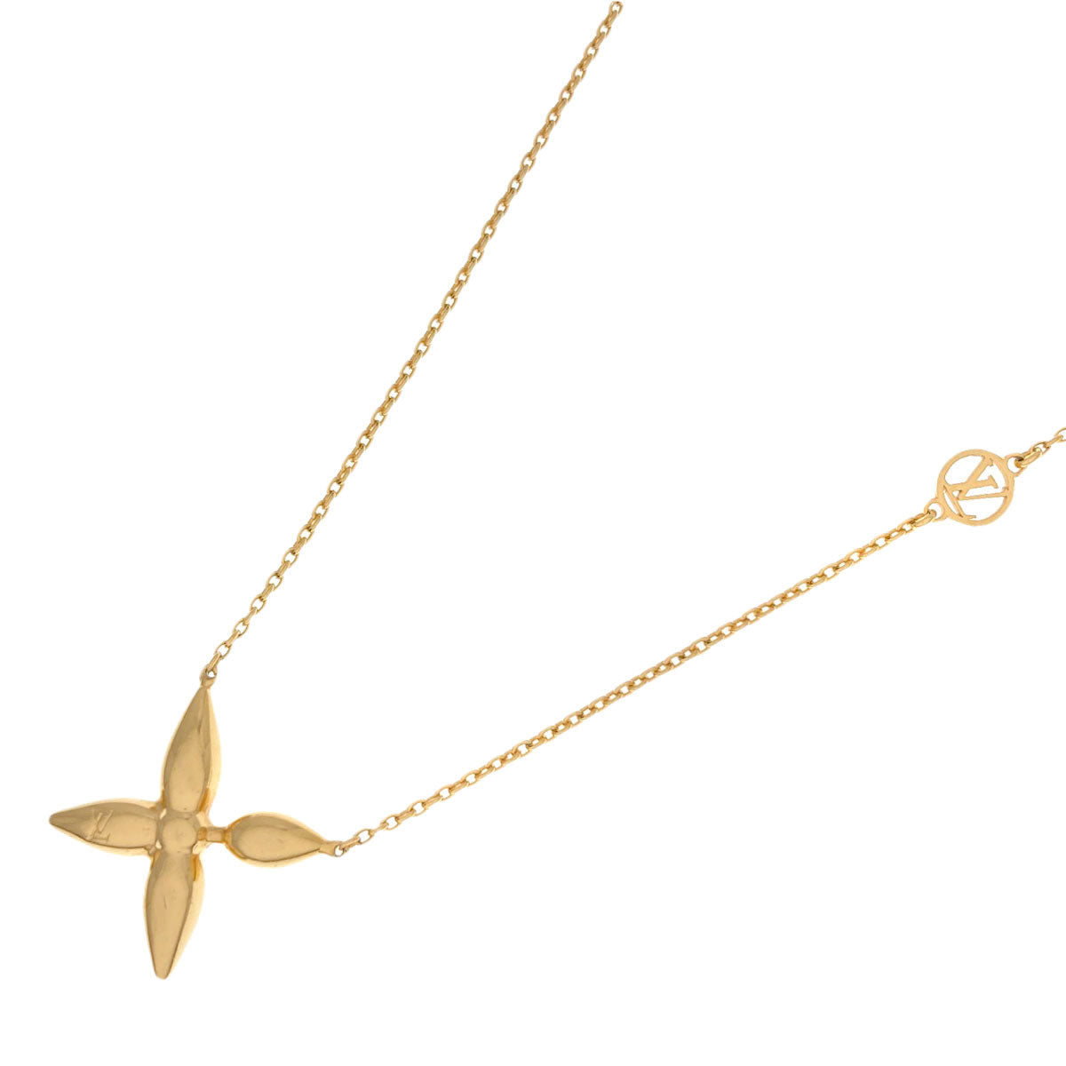 LOUIS VUITTON M00365 Collier Louisette Necklace Metal Ladies [Used]