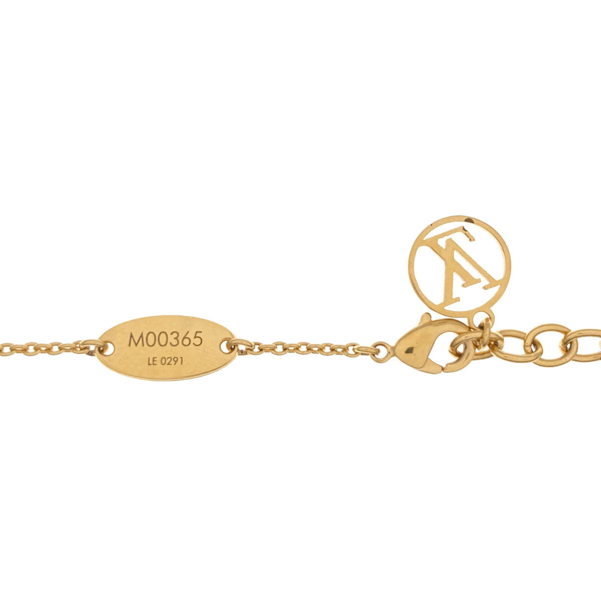 LOUIS VUITTON M00365 Collier Louisette Necklace Metal Ladies [Used]