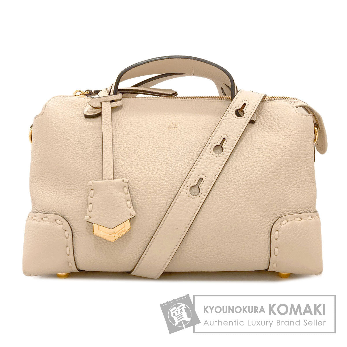 FENDI BY THE WAY Selleria 2WAY Handbag Calf Ladies [Used]