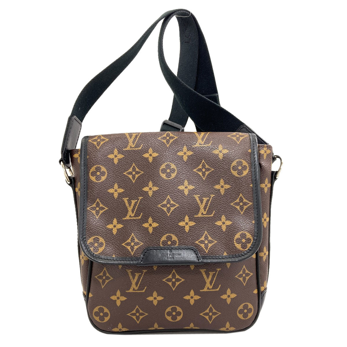 LOUIS VUITTON M56717 Bus PM Monogram Macassar Shoulder Bag Monogram canvas mens [Used]