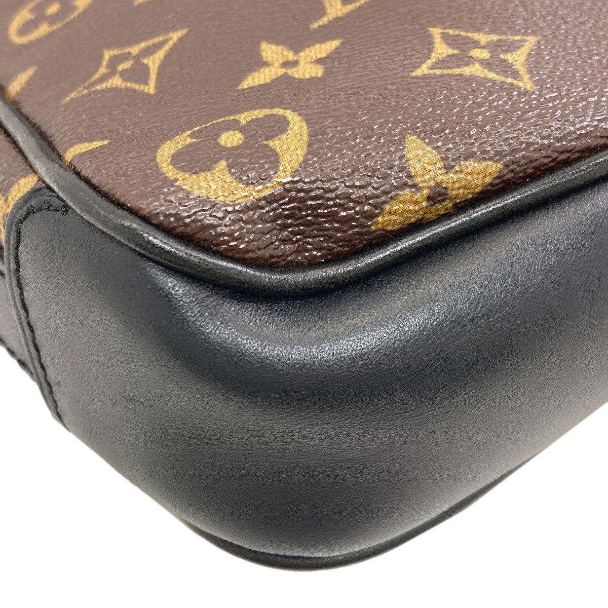 LOUIS VUITTON M56717 Bus PM Monogram Macassar Shoulder Bag Monogram canvas mens [Used]
