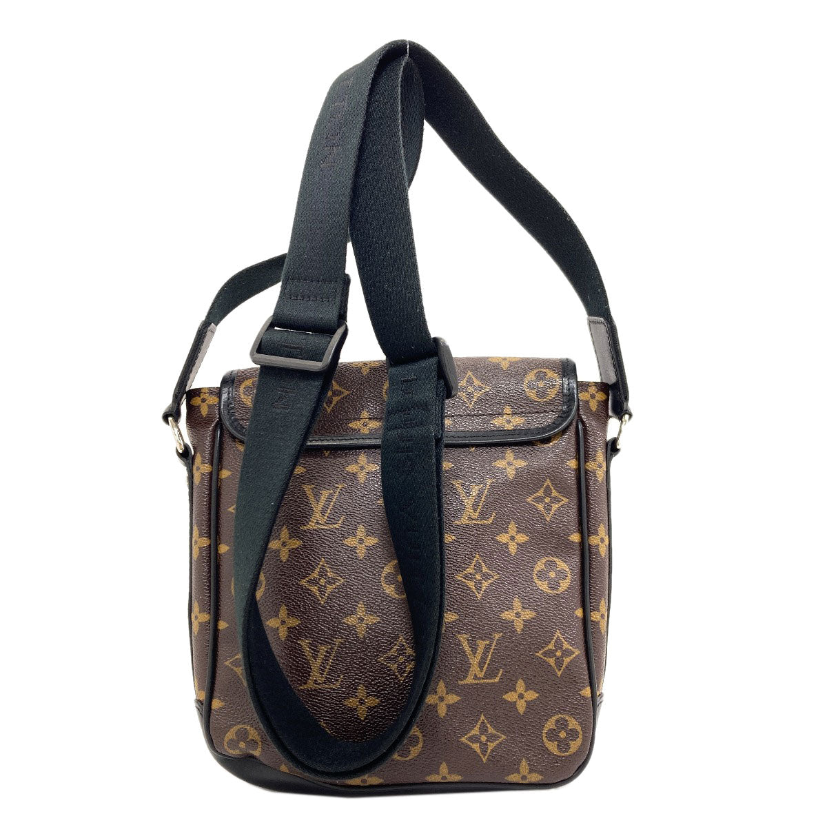 LOUIS VUITTON M56717 Bus PM Monogram Macassar Shoulder Bag Monogram canvas mens [Used]