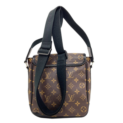 LOUIS VUITTON M56717 Bus PM Monogram Macassar Shoulder Bag Monogram canvas mens [Used]