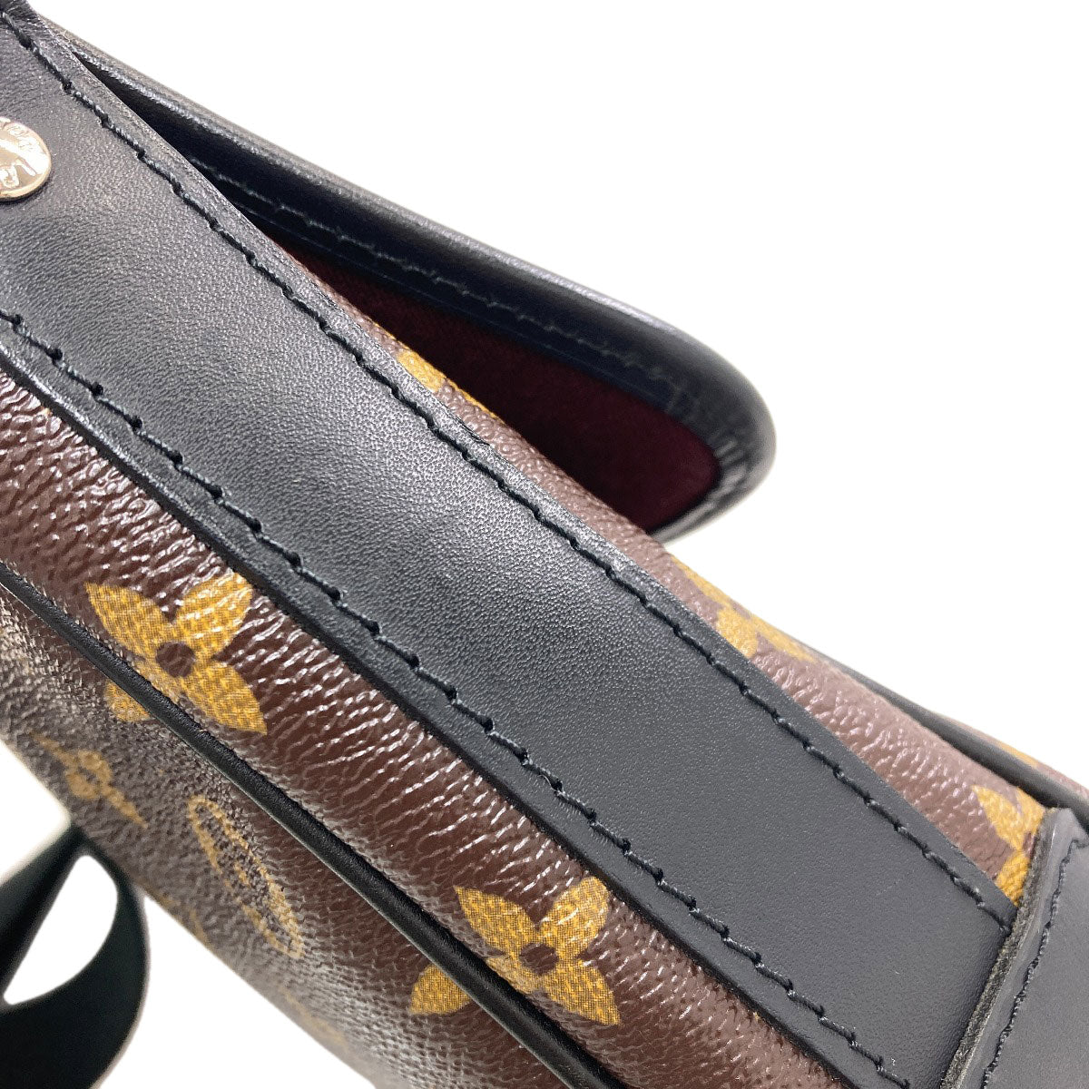 LOUIS VUITTON M56717 Bus PM Monogram Macassar Shoulder Bag Monogram canvas mens [Used]