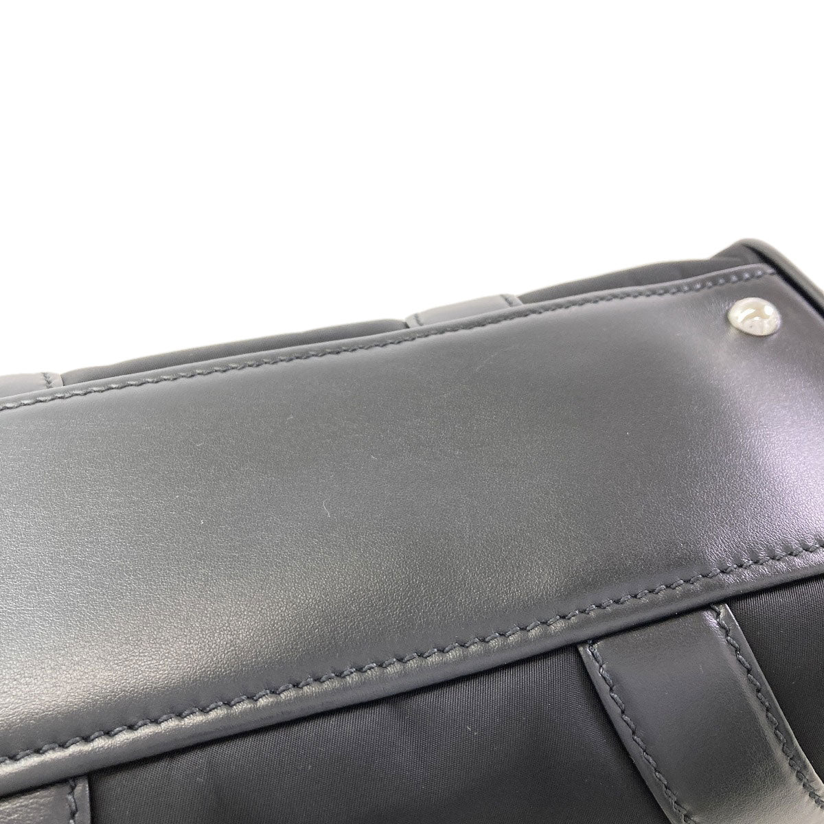 PRADA Bowling bag 2WAY Handbag Nylon CalfLadies [Used]