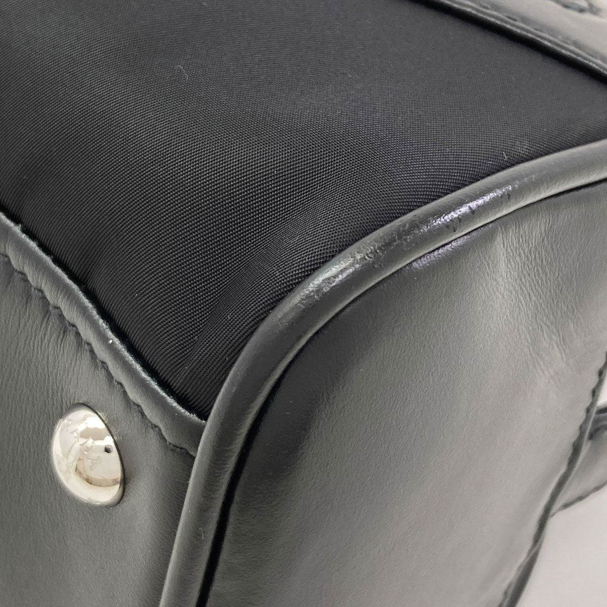 PRADA Bowling bag 2WAY Handbag Nylon CalfLadies [Used]