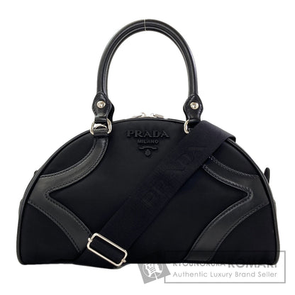 PRADA Bowling bag 2WAY Handbag Nylon CalfLadies [Used]
