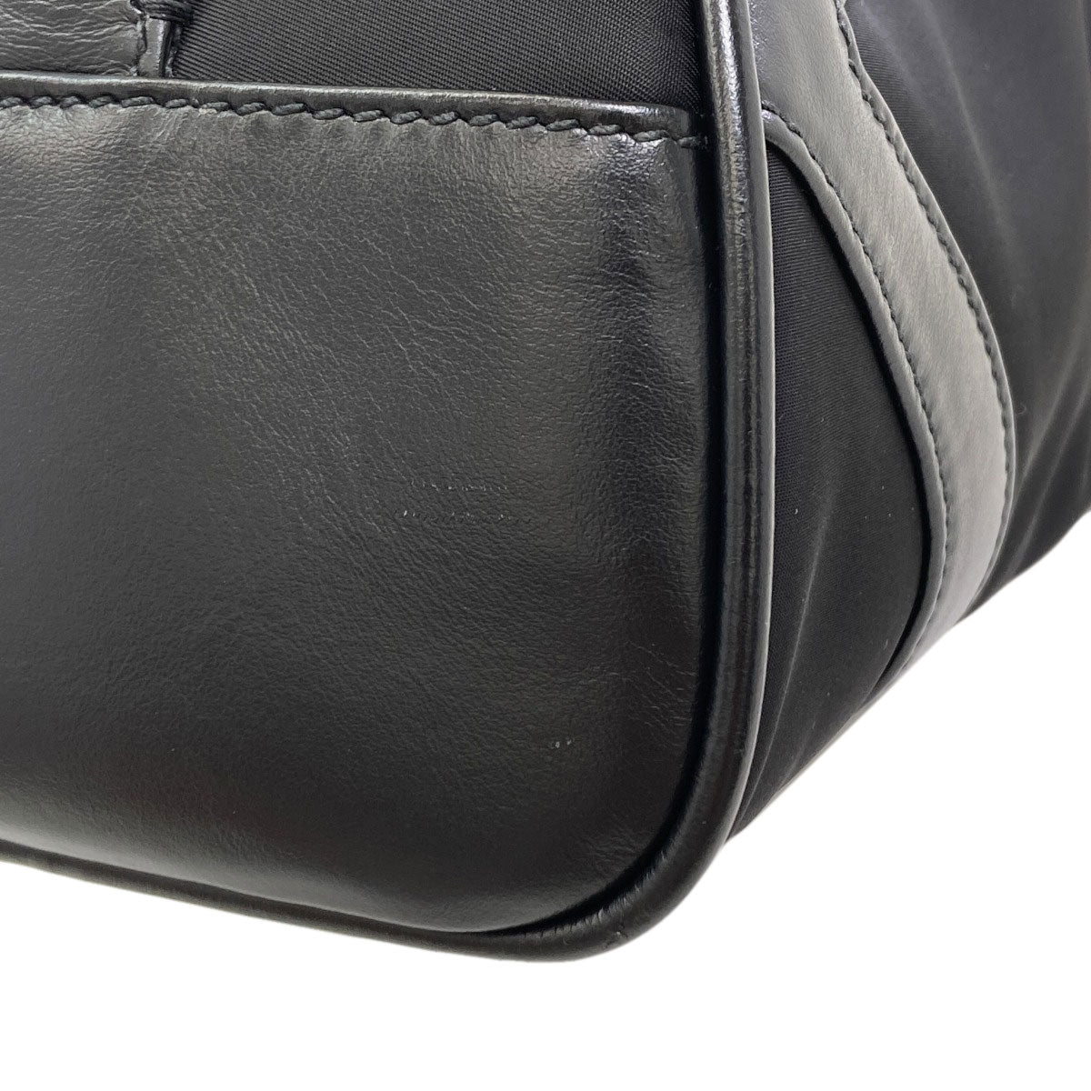 PRADA Bowling bag 2WAY Handbag Nylon CalfLadies [Used]