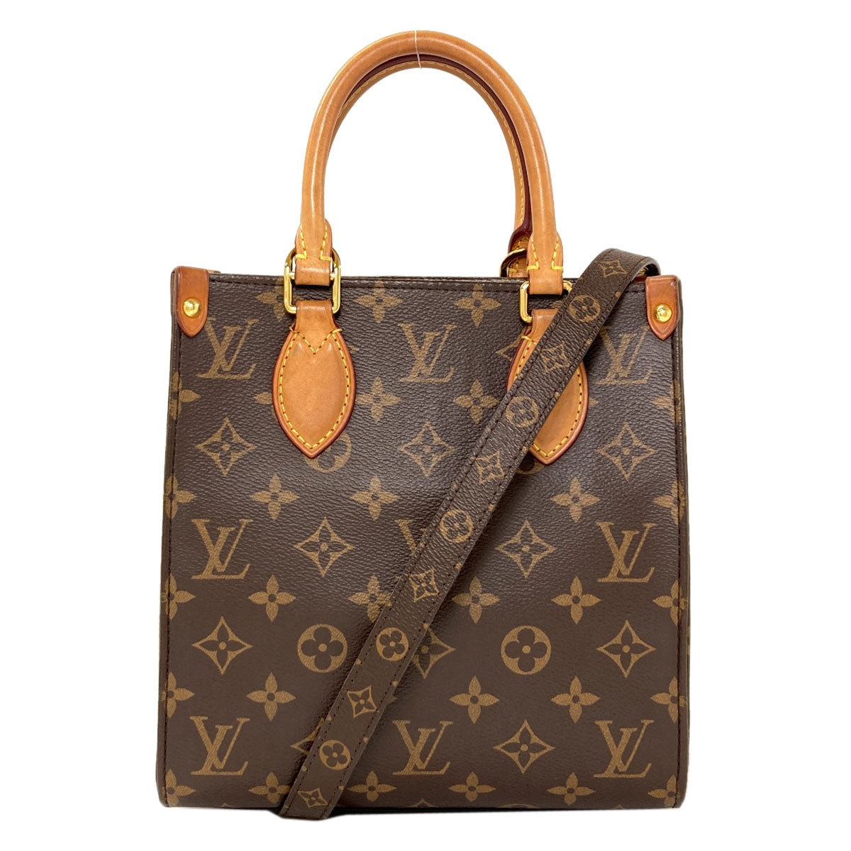 LOUIS VUITTON M45847 Sac PlatBB Handbag Monogram canvas Ladies [Used]
