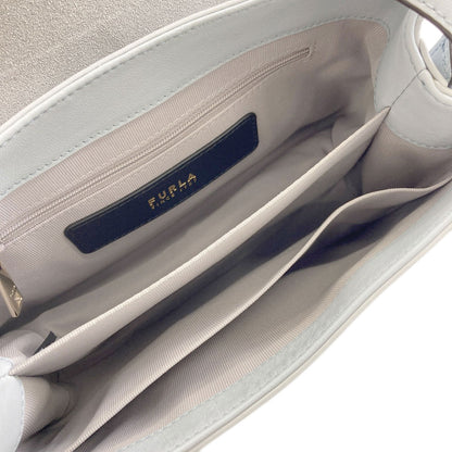 Furla Nuvola Shoulder Bag Leather Ladies [Used]