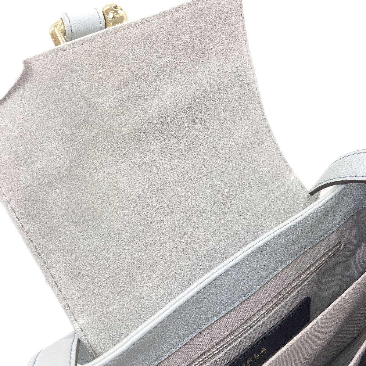 Furla Nuvola Shoulder Bag Leather Ladies [Used]