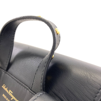 Salvatore Ferragamo Gancini studs Backpack Â· Daypack Leather Ladies [Used]